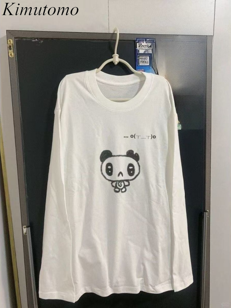 Women'S Y2K Fashion Aesthetic - Kimutomo T Shirts Women Cartoon Printed