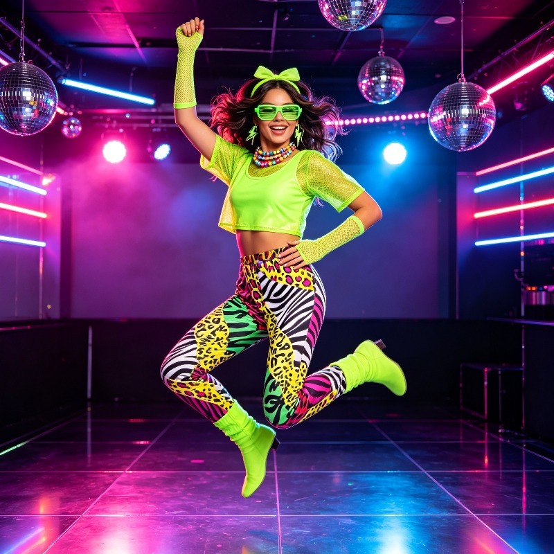 Women Fashion 80S - Girls Aged 14 and Above Shiny