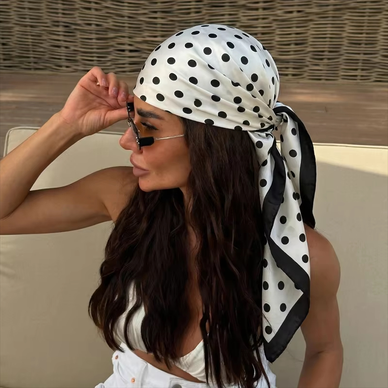 2026 New Dot Print Hijab Scarf - Women'S Fashion Headbands 评论和价格