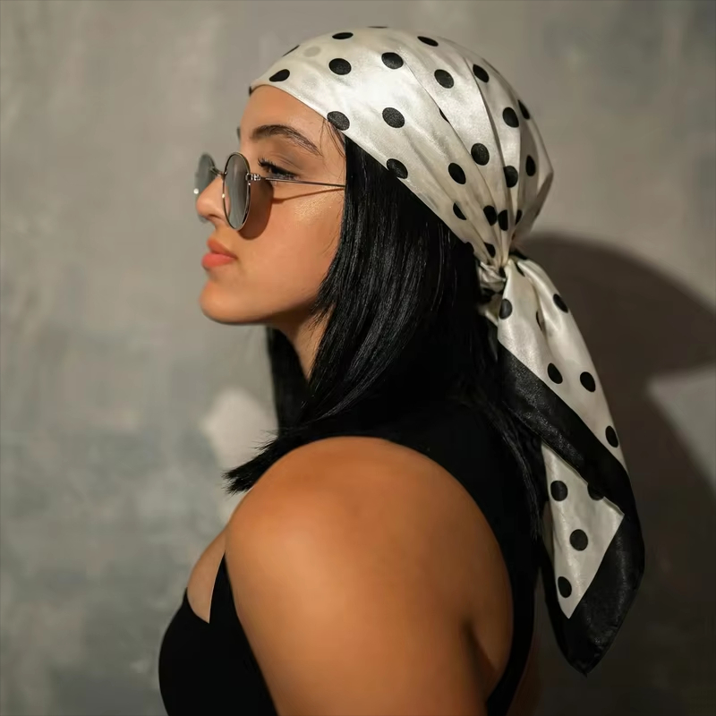 2026 New Dot Print Hijab Scarf - Women'S Fashion Headbands 评论和价格