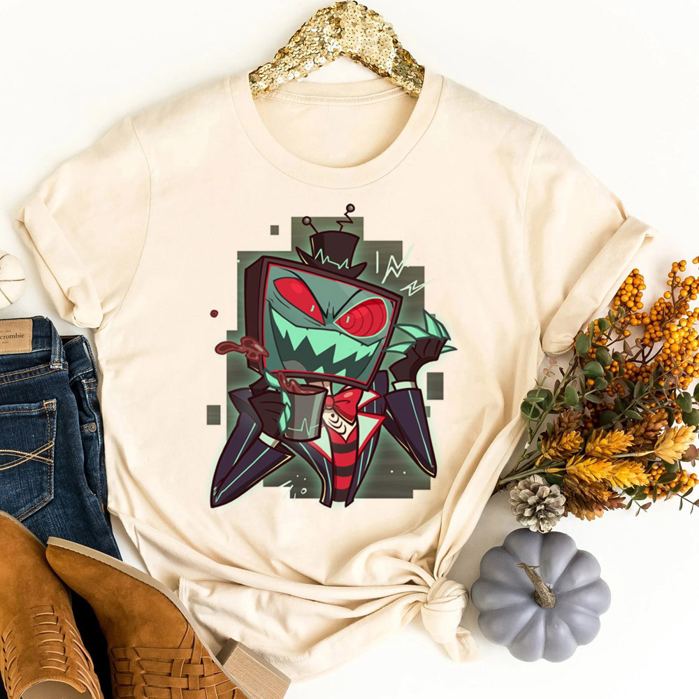 Hazbin Hotel t-shirt shoujo ko - Women Fashion 80S 评论和价格