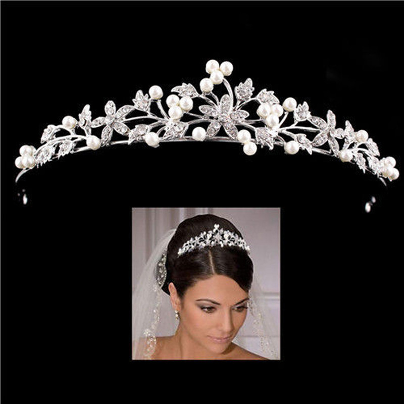 Crystal Wedding Bridal Tiara H - Women'S Fashion Headbands 评论和价格