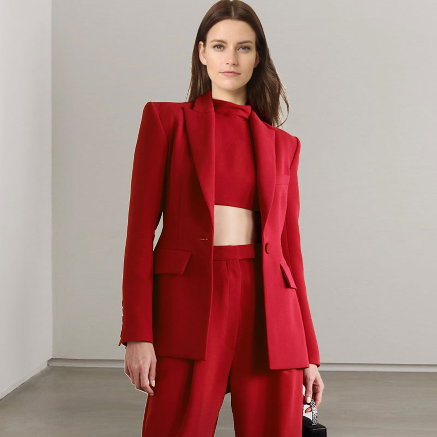 Allingentle Red Lapel Women's  - Women'S Fashion Jackets 评论和价格
