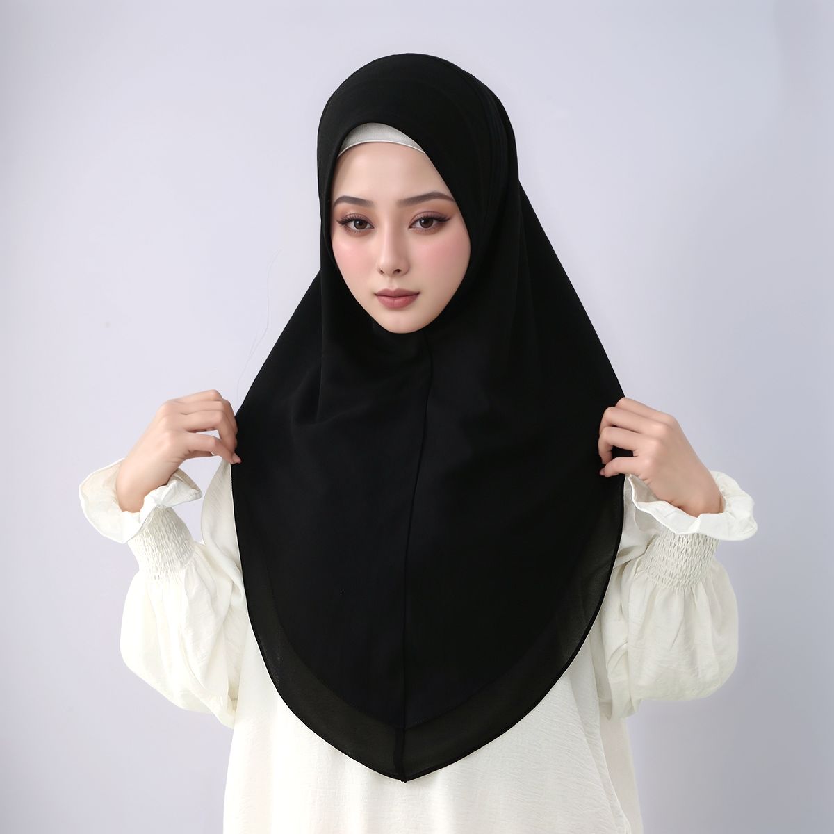 New Double layered Chiffon Rea - Women'S Fashion Headbands 评论和价格