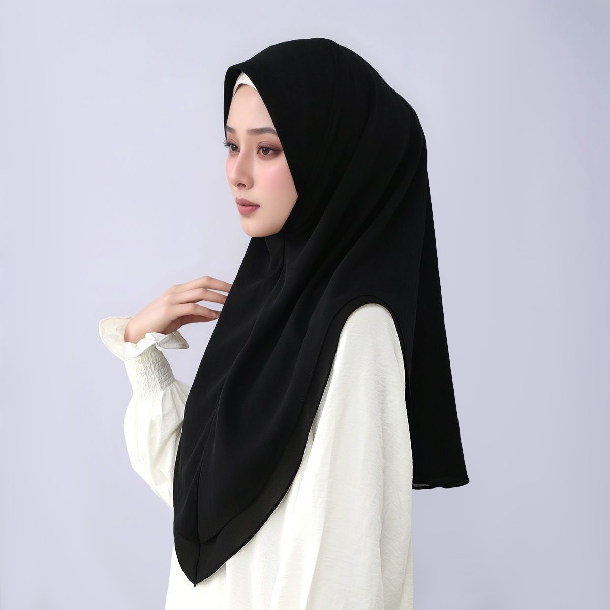 New Double layered Chiffon Rea - Women'S Fashion Headbands 评论和价格