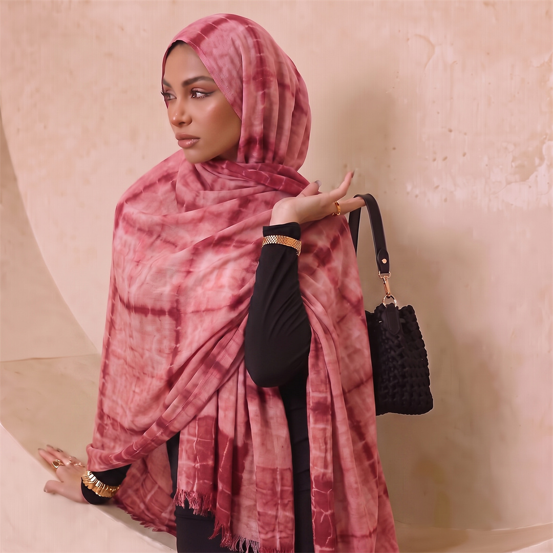 Fashion Tie Dye Rayon Hijab Sc - Women'S Fashion Headbands 评论和价格