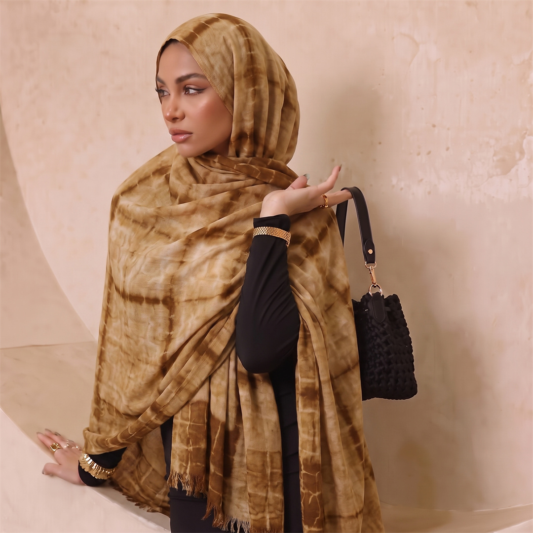 Fashion Tie Dye Rayon Hijab Sc - Women'S Fashion Headbands 评论和价格
