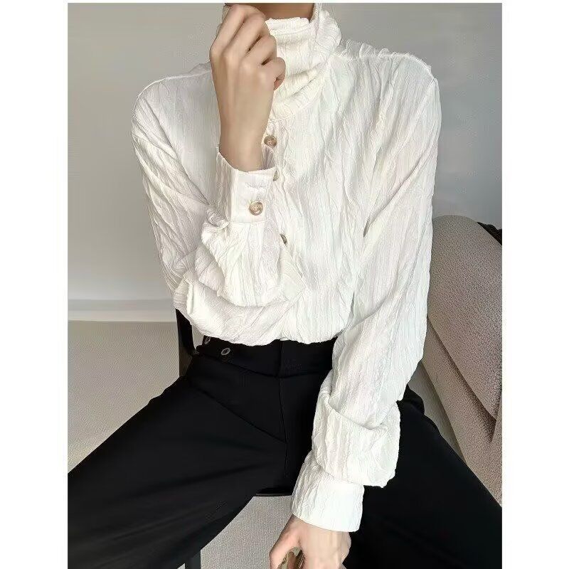Y2K Harajuku Elegant Stand Col - Women'S Y2K Fashion Aesthetic 评论和价格