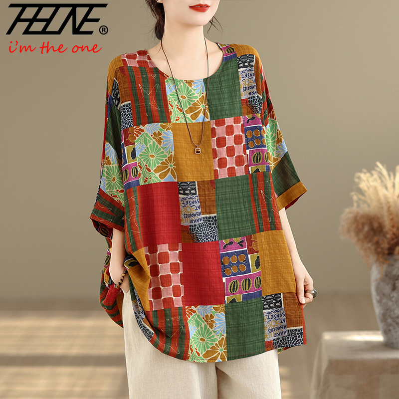 THHONE Women Shirts Print Loos - Women'S Fashion Essentials 评论和价格