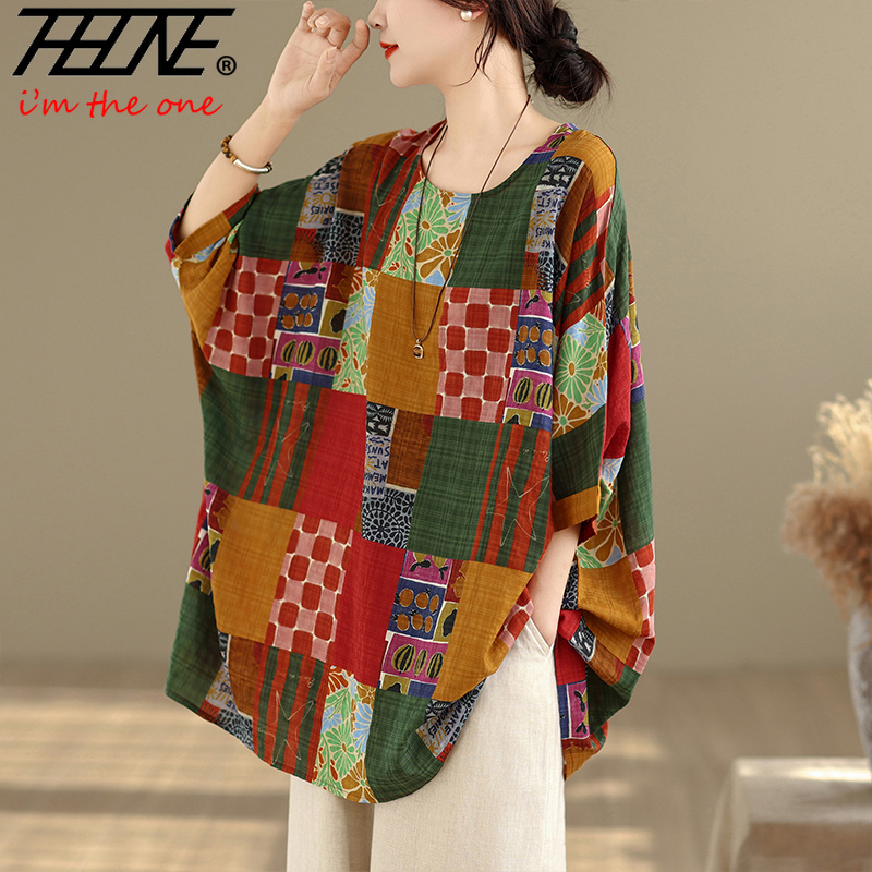 THHONE Women Shirts Print Loos - Women'S Fashion Essentials 评论和价格