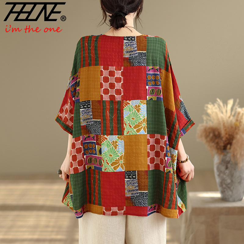 THHONE Women Shirts Print Loos - Women'S Fashion Essentials 评论和价格