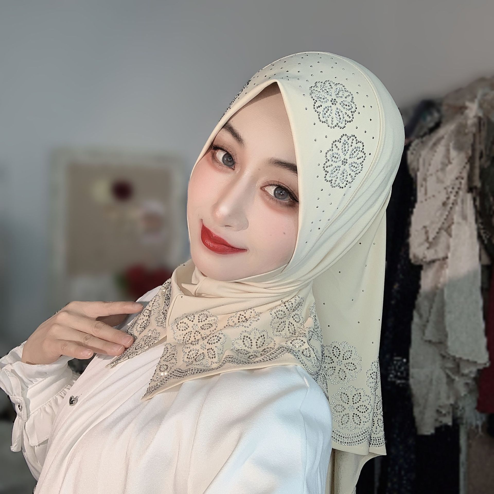 Ready To Wear Muslim Hijab Wom - Women'S Fashion Headbands 评论和价格