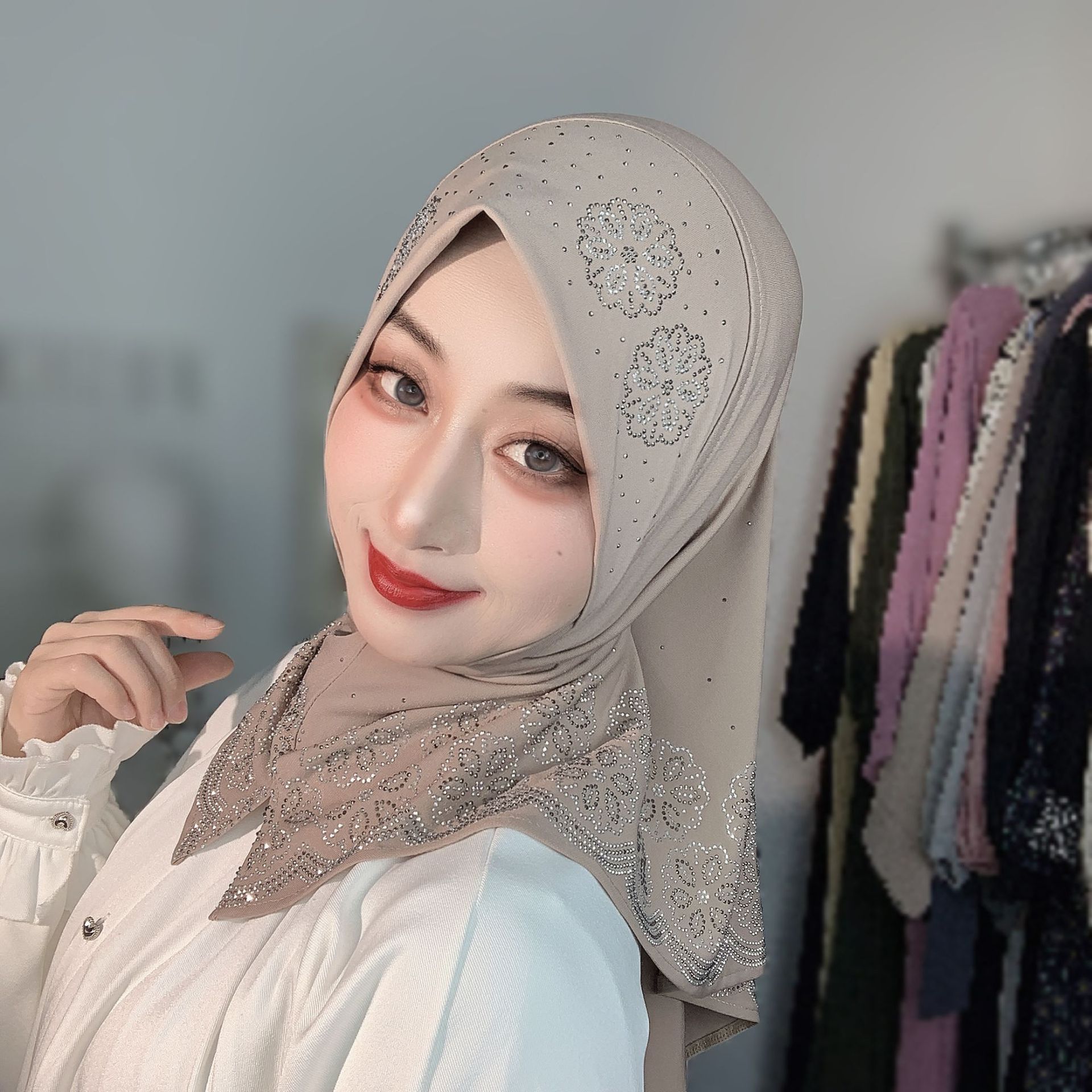 Ready To Wear Muslim Hijab Wom - Women'S Fashion Headbands 评论和价格