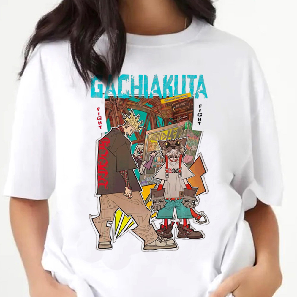 Gachiakuta t-shirt female part - Women Fashion 80S 评论和价格