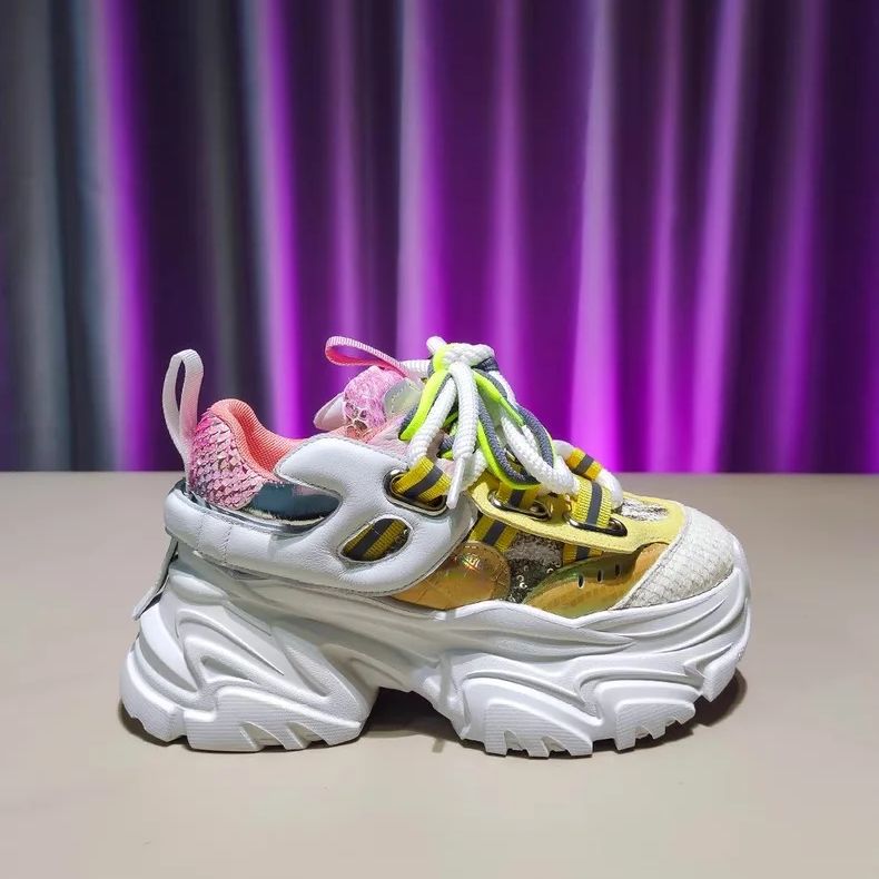 Fashion Design Women Spring Sh - Women'S Yellow Fashion Sneakers 评论和价格