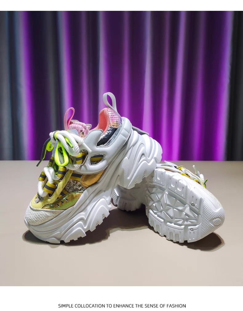 Fashion Design Women Spring Sh - Women'S Yellow Fashion Sneakers 评论和价格