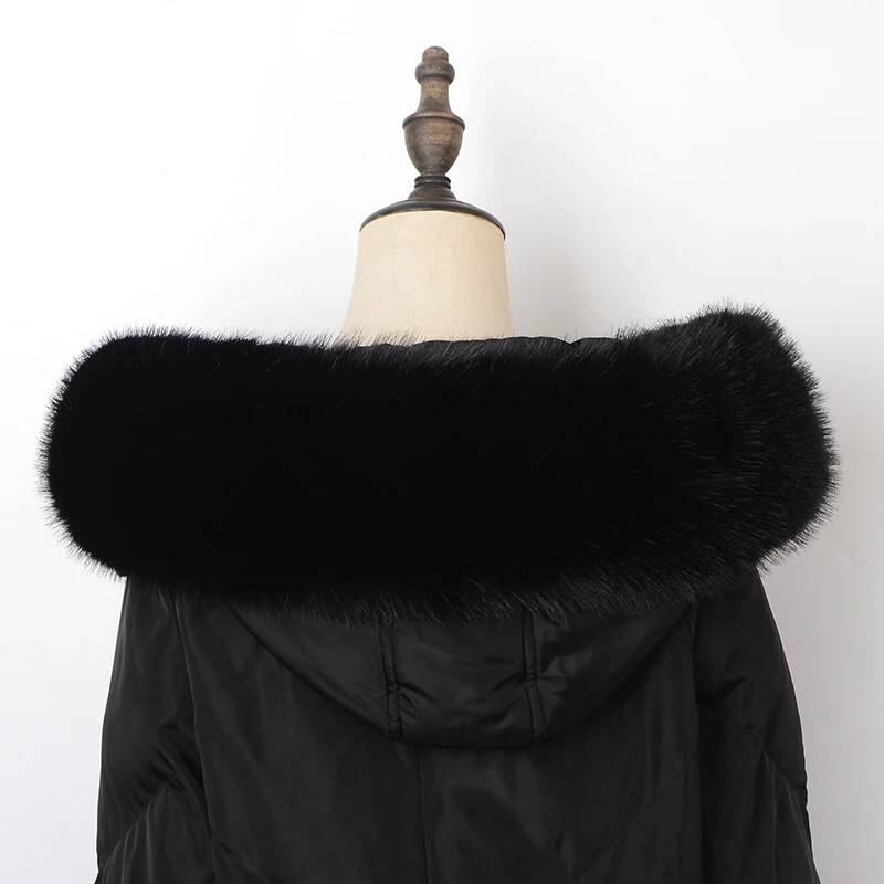 Winter Coat Fur Collar Faux Fu - Women'S Fashion Essentials 评论和价格