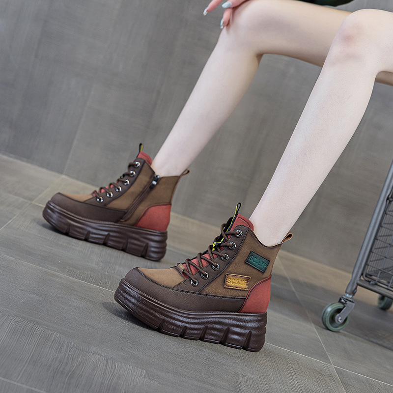 Women Platform Boots Winter Fa - Women'S Fashion Petite 评论和价格