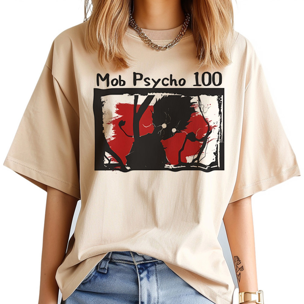 Mob Psycho 100 tshirt women Ps - Women Fashion 80S 评论和价格