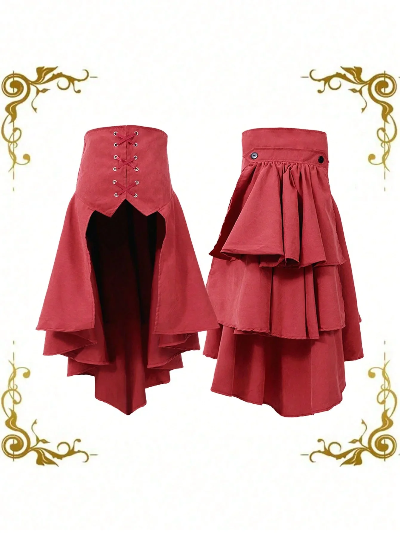 Detachable Overskirt Women Pun - Women'S Fashion Kilt 评论和价格