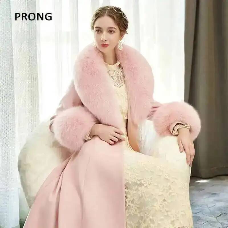 100% Real Fox Fur Collar Winte - Women'S Fashion Essentials 评论和价格