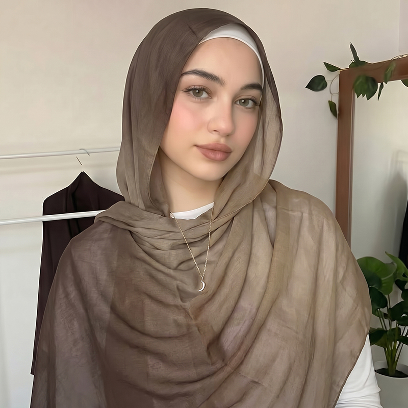 Fashion Muslim Hijab Ombre Sca - Women'S Fashion Headbands 评论和价格
