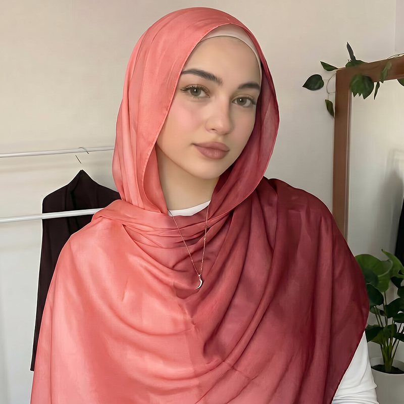 Fashion Muslim Hijab Ombre Sca - Women'S Fashion Headbands 评论和价格