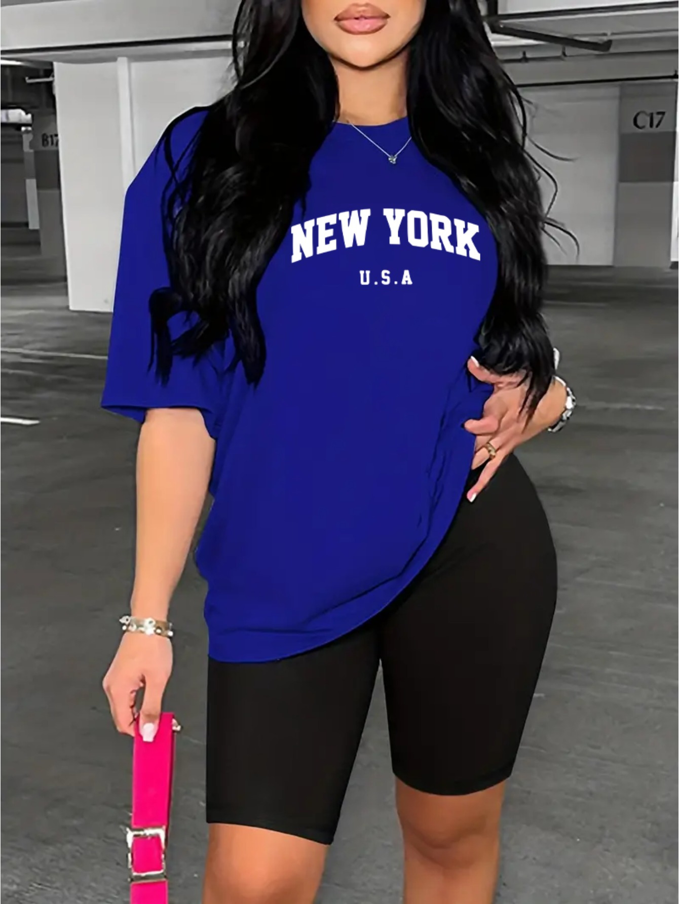 New York Usa Printing Tshirt S - Women Fashion Usa 评论和价格