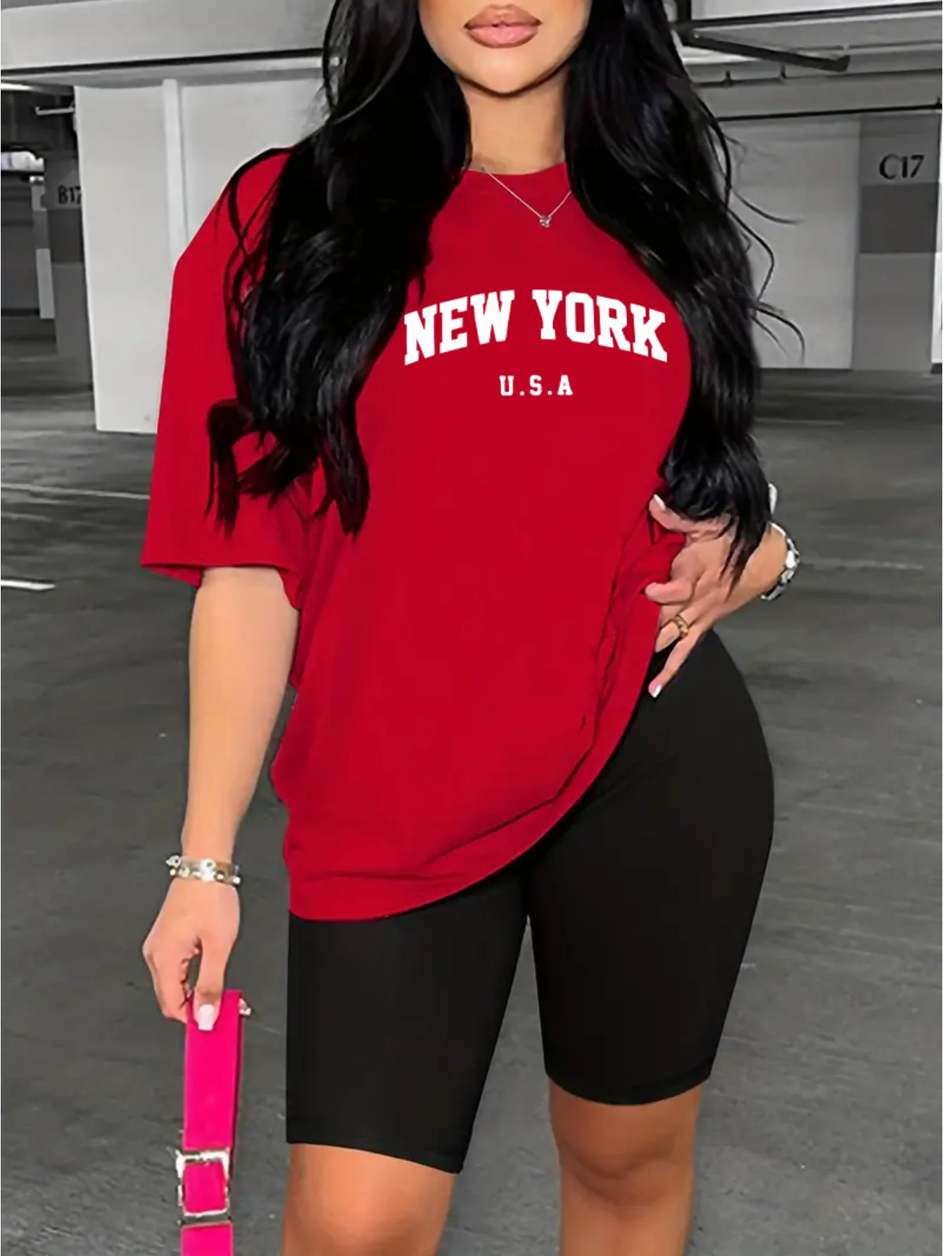 New York Usa Printing Tshirt S - Women Fashion Usa 评论和价格