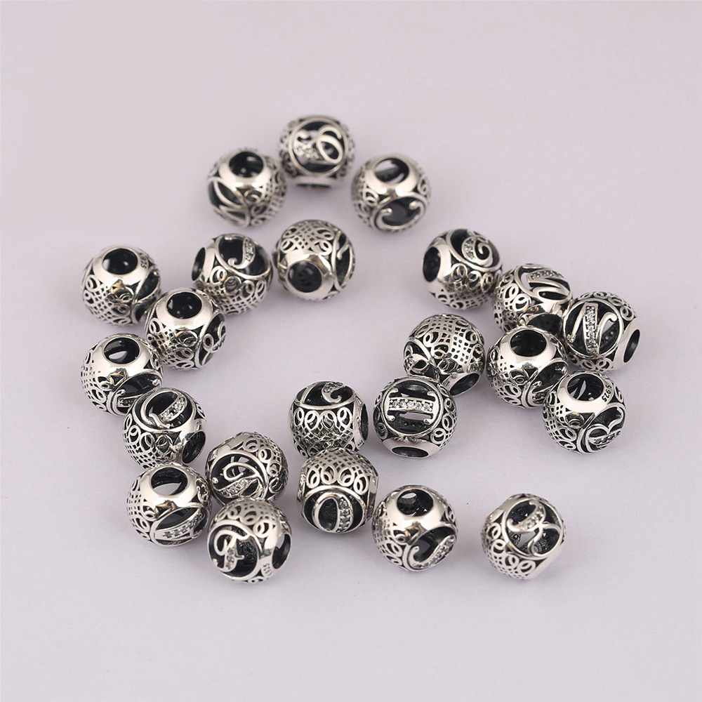 925 Sterling Silver Bead Alpha - Women'S Fashion From The 20S 评论和价格